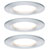 Paulmann 93462 Nova Bathroom LED 3-Piece Set 18W IP44 Aluminium