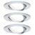 Paulmann 93487 Nova Flush Mount Light Set Aluminium LED 18W 3-Piece
