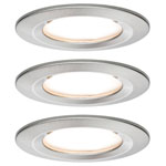 Paulmann 93494 Nova Bathroom Recessed Light Set 18W IP44 Brushed Iron