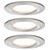 Paulmann 93494 Nova Bathroom Recessed Light Set 18W IP44 Brushed Iron