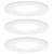 Paulmann 93496 Nova Bathroom Recessed Light Set 18W LED IP44 Matt White