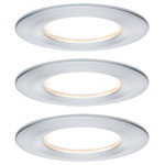 Paulmann 93498 Nova Bathroom Recessed Light Set LED 18W IP44 Aluminium