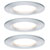 Paulmann 93498 Nova Bathroom Recessed Light Set LED 18W IP44 Aluminium