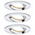Paulmann 93684 Nova Plus Bathroom Recessed Light Set LED 20.4W Chrome