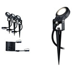 Paulmann 93689 Plug & Shine Spot Sting Set Adjustable IP67 18W Warm White