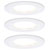 Paulmann 93870 LED Bathroom Recessed 3-Piece Set 18W White Matt