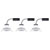 Paulmann 93875 Coin Slim LED Recessed Light Set 18W Dimmable White