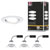 Paulmann 93875 Coin Slim LED Recessed Light Set 18W Dimmable White