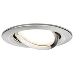Paulmann 93877 Coin Slim LED Recessed Light 6W Brushed Iron Dimmable