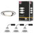Paulmann 93878 Coin Slim LED Recessed Light Set 18W Iron Dimmable
