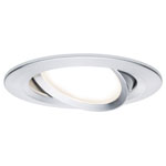 Paulmann 93902 Coin Slim LED Recessed Light 6W Brushed Aluminium Dimmable