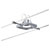 Paulmann 94132 Universal GU5.3 10W LED Chrome Cable Kit Light Ceiling/Wall