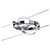 Paulmann 94137.0 Cardano Cable Kit Light GU5.3 10W LED Matt Chrome