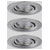 Paulmann 94295 Nova Mini Coin LED Recessed Light 3-Piece 4W Iron