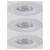 Paulmann 94299 Nova Mini LED Recessed Light Set 3pc 4W White 35mm Coins