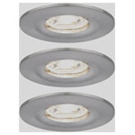 Paulmann 94301 EBL Nova Mini LED Recessed Light Set 4W Iron 3-Piece