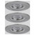 Paulmann 94301 EBL Nova Mini LED Recessed Light Set 4W Iron 3-Piece