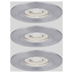 Paulmann 94305 Nova Mini LED Recessed Lights 3-pc Set 4W Aluminium