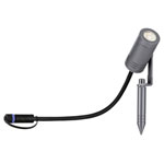 Paulmann 94368 Plug & Shine Spot Lamp Warm White Weather-Resistant Grey