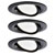 Paulmann 94471 LED Recessed Light Set 18W Monochrome Black Matt 3-Piece
