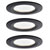 Paulmann 94473 LED Recessed Light Set 18W Matte Black 3-Piece