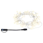 Paulmann 94557 Plug & Shine Light Chain 72 LED Warm White 7.5m Black