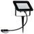 Paulmann 94575 Plug & Shine Floodlight 16W Warm White Black Weatherproof