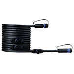 Paulmann 94596 Plug & Shine Cable Black Connects 3 Lights IP68 1m