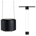 Paulmann 94972 URail LED Pendant Light 13W Matt Black Adjustable