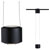 Paulmann 94972 URail LED Pendant Light 13W Matt Black Adjustable