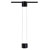Paulmann 94972 URail LED Pendant Light 13W Matt Black Adjustable