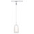 Paulmann 94998 Arido II Pendant Light LED GU10 5W Chrome Matt Glass