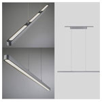 Paulmann 95375 URail Pendant Light 41W Chrome Matt Modern Adjustable Height