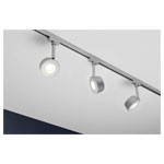 Paulmann 95473 Pellet High Voltage Rail Light 4W LED Chrome Dimmable