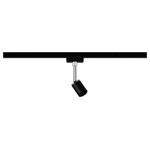Paulmann 96911 URail Rail Light GU10 Black Matt 10W Bulb Flexibility