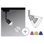 Paulmann 96913 URail Light E14 Black Flexible DecoSystems Screen Ready