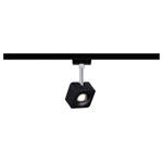 Paulmann 96923 Cube URail Light 8W Black Matt Adjustable Dimmer