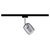 Paulmann 96967 URail Blossom Ceiling Floodlight Matt Black Smoked Glass