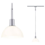 Paulmann 96972 Sarrasani Pendant Light URail E14 Chrome/Opal