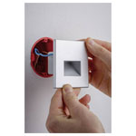 Paulmann 99495 Edge LED Recessed Light Chrome Matte Wall Installation