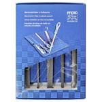 PFERD 11801520 Workshop File set in PVC rollbag 200mm Ergonomic Handle