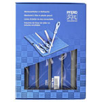 PFERD 11801531 File set 200mm in climate-proof PVC roll-up bag