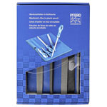 PFERD 11801533 Workshop File set 200mm in climate-proof PVC bag