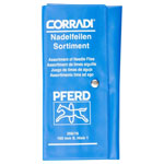 PFERD 12314082 CORRADI Needle File set Swiss cut 1 PVC roll bag 160 mm