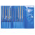 PFERD 12314084 CORRADI Needle File set Swiss cut 2 in PVC bag 160 mm