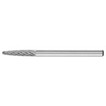 PFERD 21218133 Carbide Burr Round Arch 3x43mm Circular Arc Milling Pin
