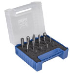 PFERD 21901500 Burr Set Carbide Metal 6mm Shank in Break-Proof Box