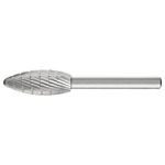 PFERD 22407436 Burr HSS Flame 70mm Ø12mm 1pc Flame-shaped milling pin