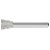 PFERD 22471236 Burr HSS Butt-cone-shaped Ø12 mm shank Ø6 mm 53 mm length