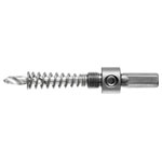 PFERD 25200111 hole saw shank 9.53mm prevents material clamping